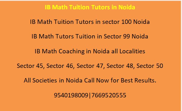 IB Math Tuition in Noida