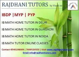 IBDP MATHS TUTOR IN DELHI