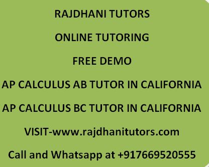 ap calculus ab tutor in california