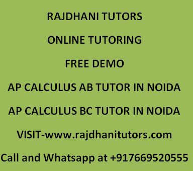 ap calculus ab tutor in noida