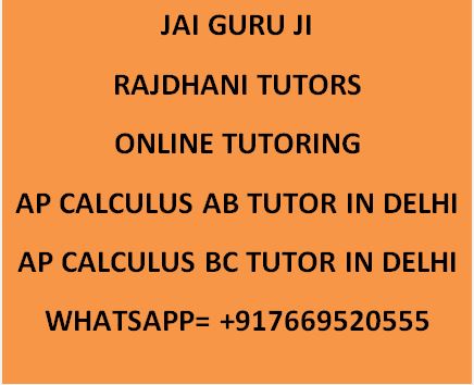 ap calculus ab tutor in delhi