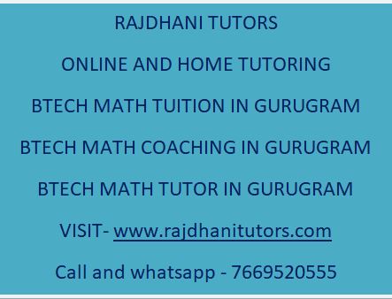 btech math tuition in gurugram